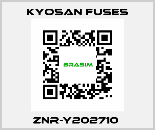 ZNR-Y202710  Kyosan Fuses