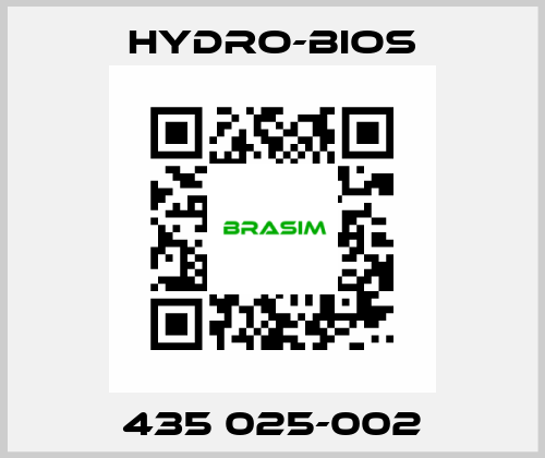 435 025-002 Hydro-Bios