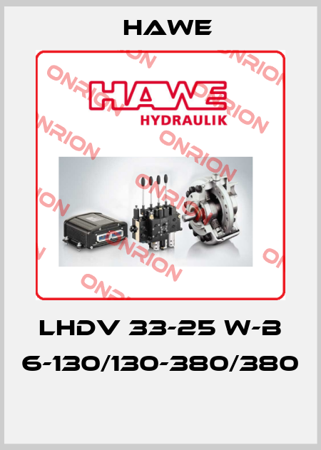 LHDV 33-25 W-B 6-130/130-380/380  Hawe