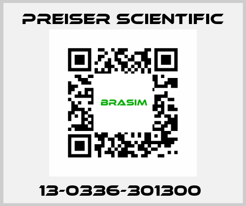 13-0336-301300  Preiser Scientific