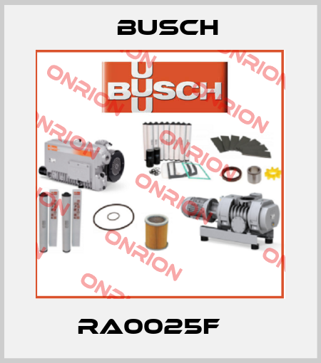 RA0025F    Busch