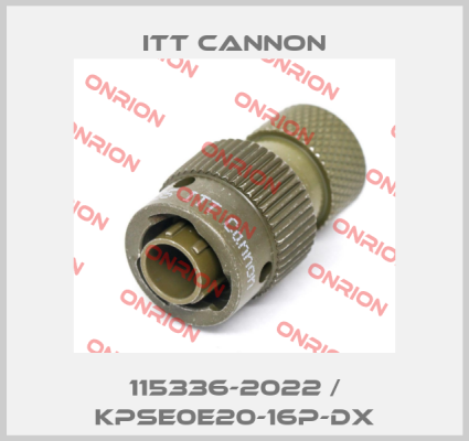 115336-2022 / KPSE0E20-16P-DX Itt Cannon