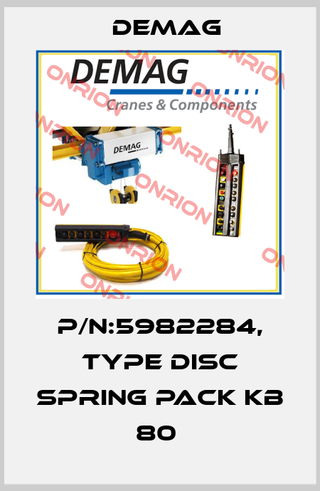 P/N:5982284, Type Disc spring pack KB 80  Demag