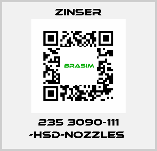 235 3090-111 -HSD-nozzles  Zinser