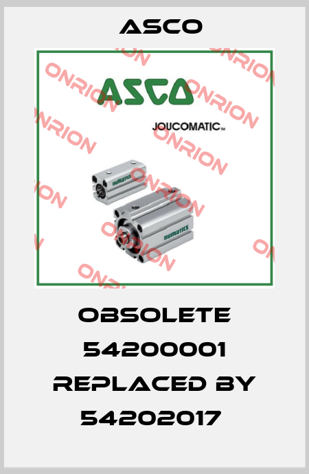 obsolete 54200001 replaced by 54202017  Asco
