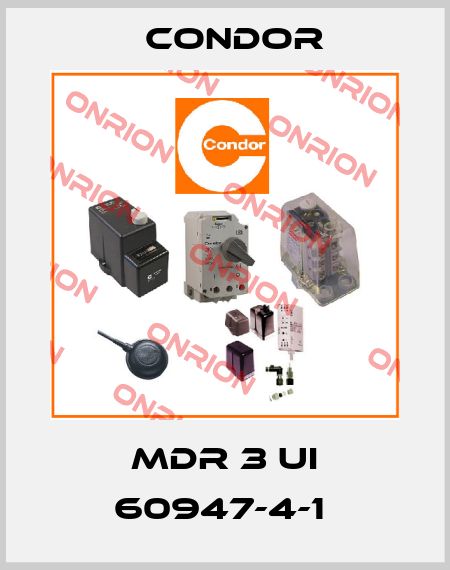 MDR 3 Ui 60947-4-1  Condor