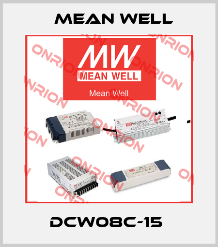 DCW08C-15  Mean Well
