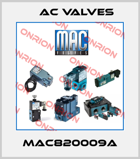 MAC820009A МAC Valves