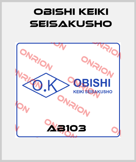 AB103  Obishi Keiki Seisakusho