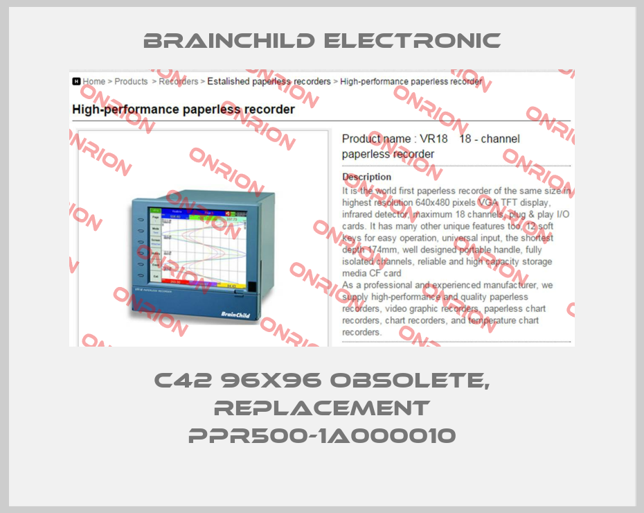 C42 96X96 obsolete, replacement PPR500-1A000010-big