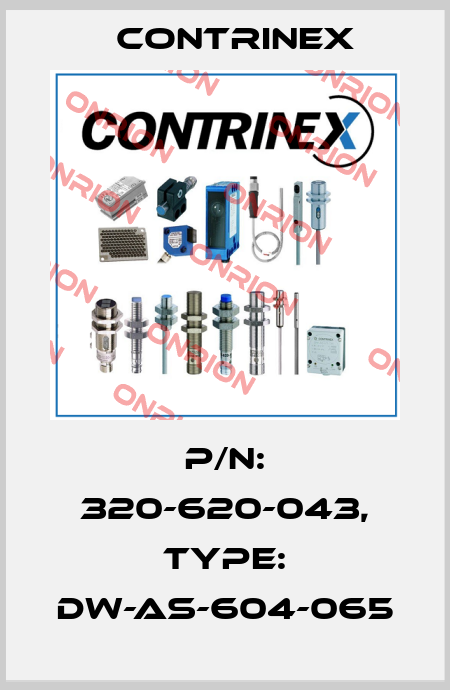 p/n: 320-620-043, Type: DW-AS-604-065 Contrinex