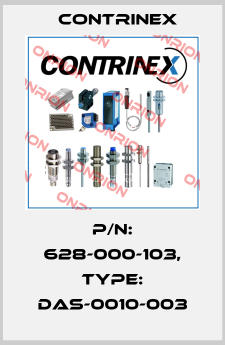 p/n: 628-000-103, Type: DAS-0010-003 Contrinex