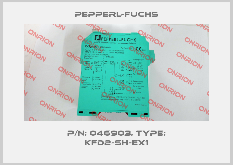 p/n: 046903, Type: KFD2-SH-EX1-big