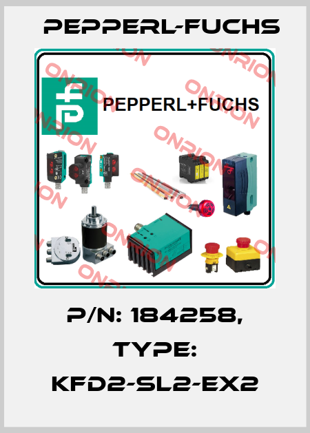p/n: 184258, Type: KFD2-SL2-EX2 Pepperl-Fuchs