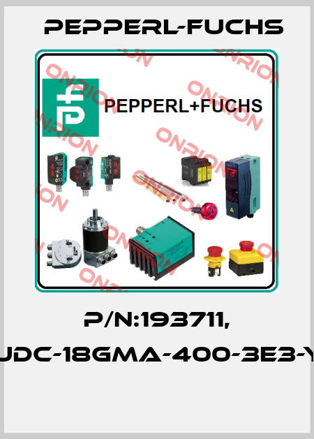 P/N:193711, Type:UDC-18GMA-400-3E3-Y193711  Pepperl-Fuchs