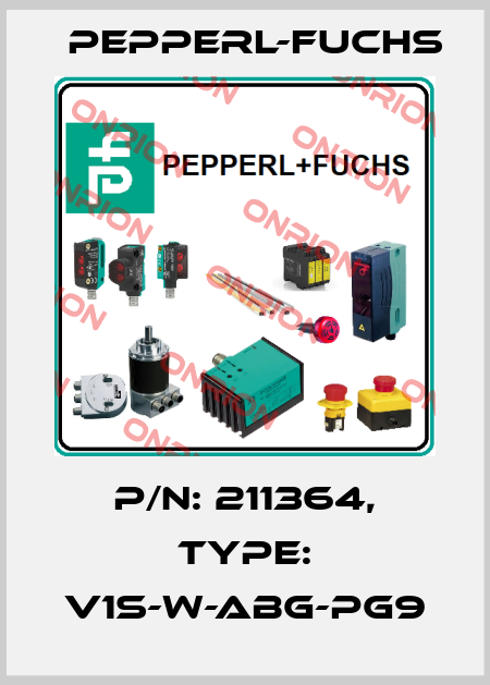 p/n: 211364, Type: V1S-W-ABG-PG9 Pepperl-Fuchs