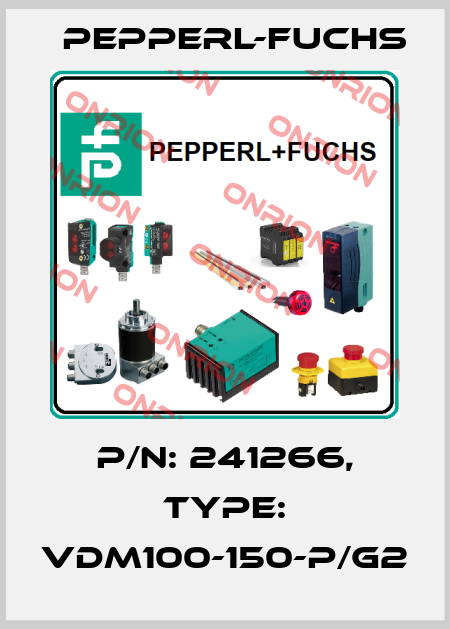 p/n: 241266, Type: VDM100-150-P/G2 Pepperl-Fuchs