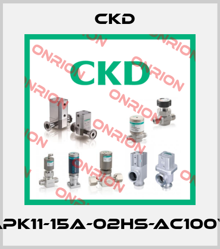 APK11-15A-02HS-AC100V Ckd