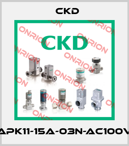 APK11-15A-03N-AC100V Ckd