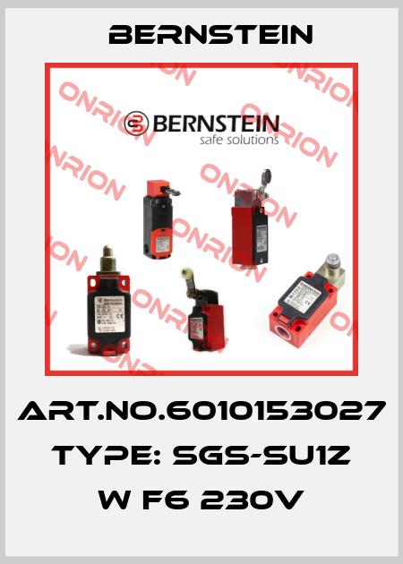 Art.No.6010153027 Type: SGS-SU1Z W F6 230V Bernstein