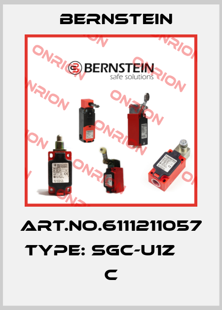 Art.No.6111211057 Type: SGC-U1Z                      C Bernstein