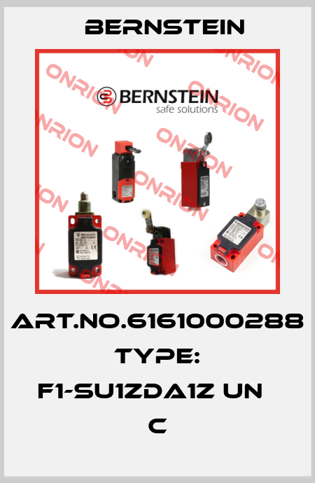 Art.No.6161000288 Type: F1-SU1ZDA1Z UN               C Bernstein
