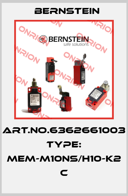Art.No.6362661003 Type: MEM-M10NS/H10-K2             C Bernstein