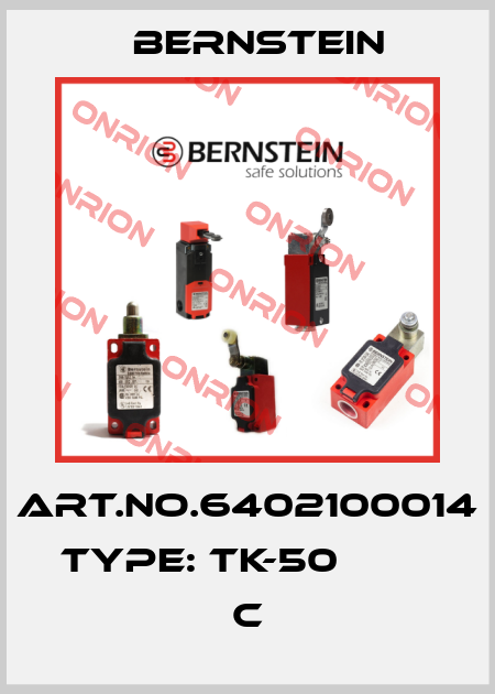 Art.No.6402100014 Type: TK-50                        C Bernstein