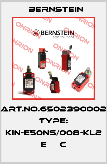 Art.No.6502390002 Type: KIN-E50NS/008-KL2      E     C Bernstein