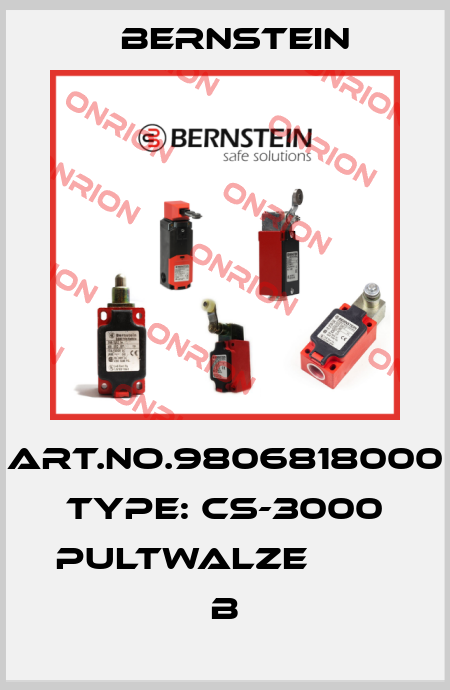 Art.No.9806818000 Type: CS-3000 PULTWALZE            B Bernstein
