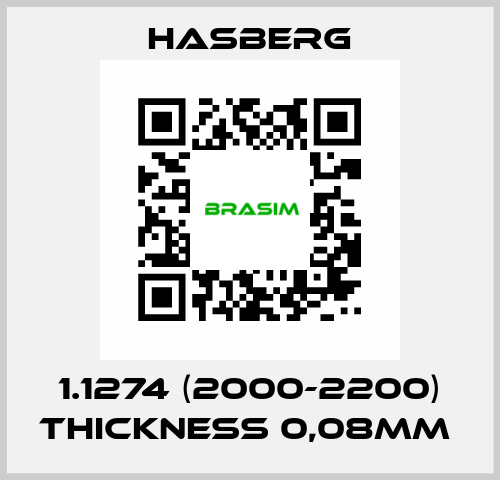 1.1274 (2000-2200) thickness 0,08mm  Hasberg