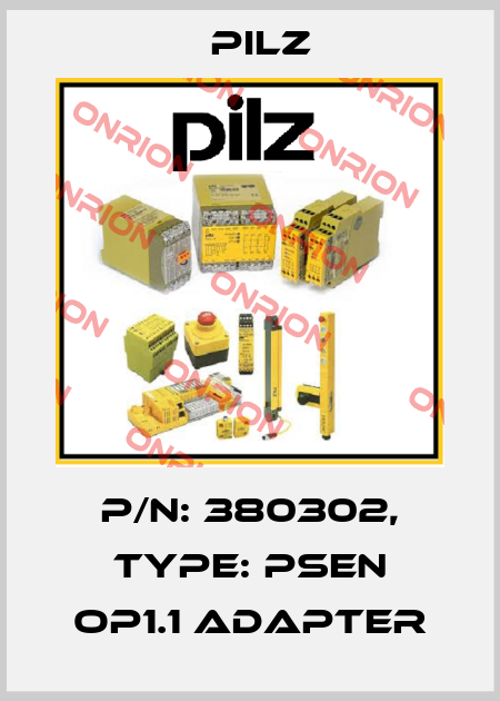 p/n: 380302, Type: PSEN op1.1 adapter Pilz