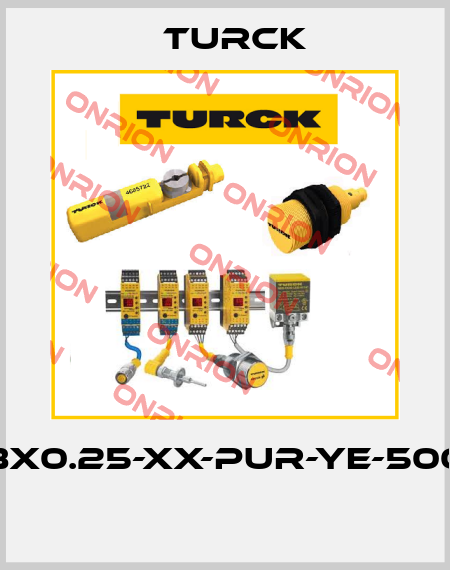 CABLE8X0.25-XX-PUR-YE-500M/TXY  Turck