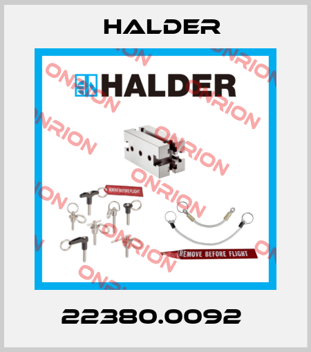 22380.0092  Halder