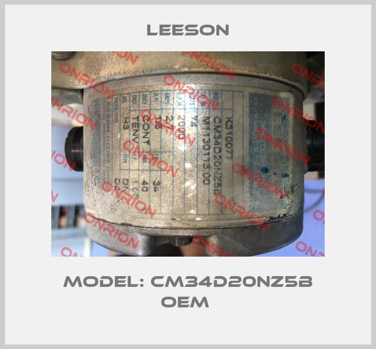 Model: CM34D20NZ5B OEM -big