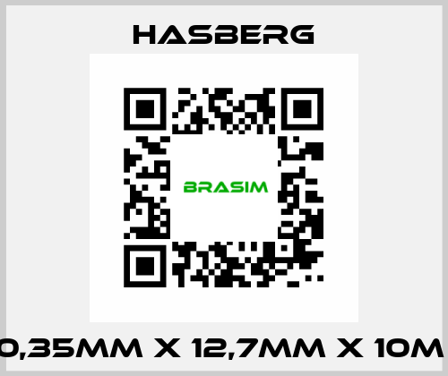 0,35MM X 12,7MM X 10M  Hasberg