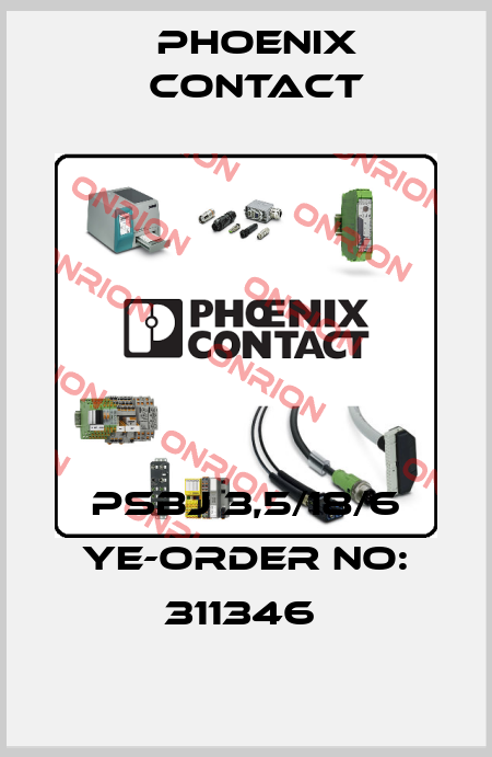 PSBJ 3,5/18/6 YE-ORDER NO: 311346  Phoenix Contact