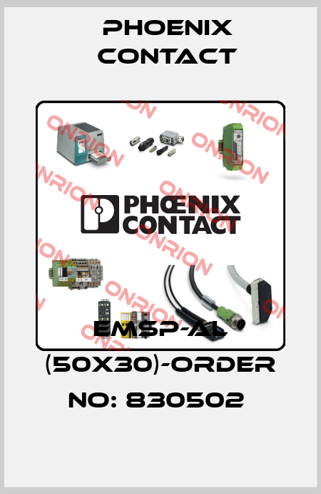 EMSP-AL (50X30)-ORDER NO: 830502  Phoenix Contact