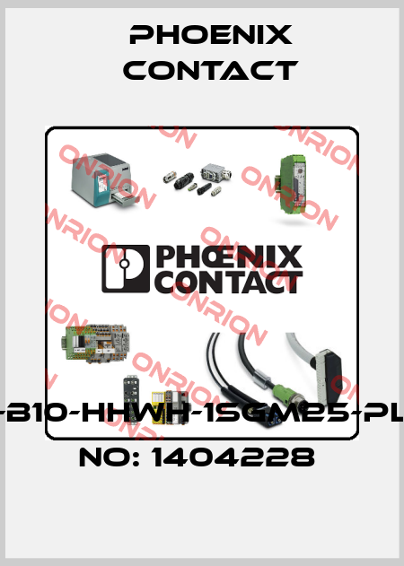 HC-ADV-B10-HHWH-1SGM25-PL-ORDER NO: 1404228  Phoenix Contact