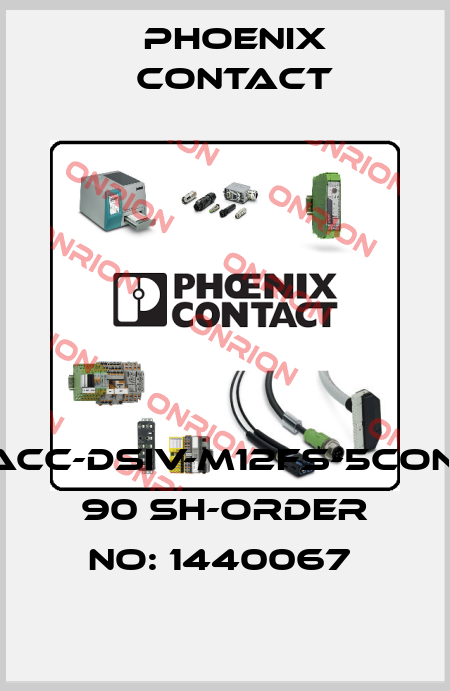 SACC-DSIV-M12FS-5CON-L 90 SH-ORDER NO: 1440067  Phoenix Contact