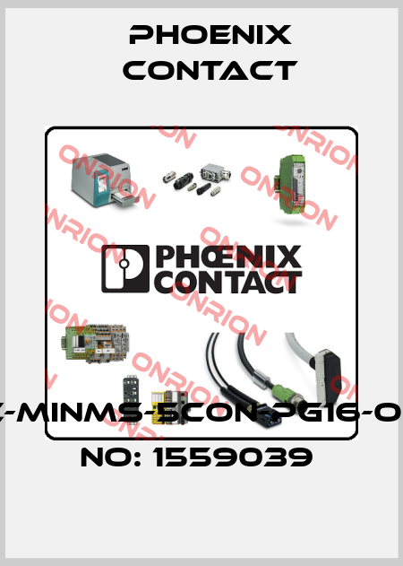 SACC-MINMS-5CON-PG16-ORDER NO: 1559039  Phoenix Contact