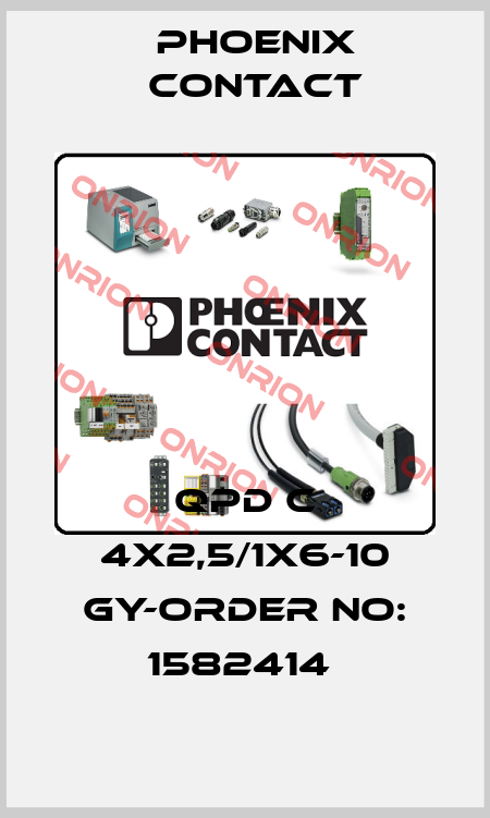 QPD C 4X2,5/1X6-10 GY-ORDER NO: 1582414  Phoenix Contact