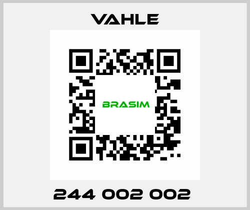 244 002 002  Vahle