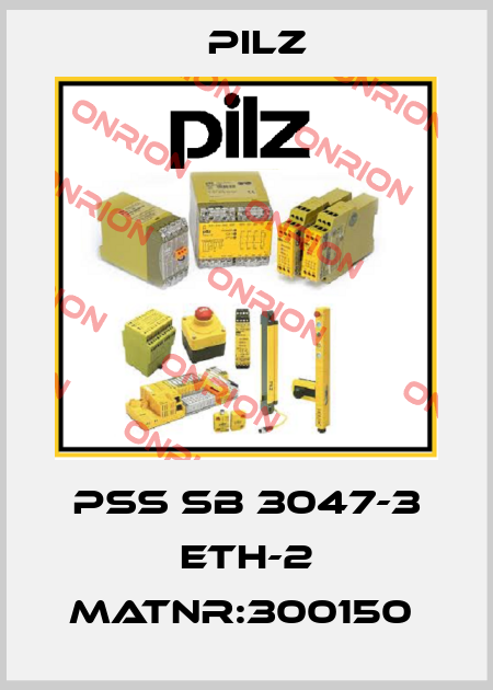 PSS SB 3047-3 ETH-2 MatNr:300150  Pilz
