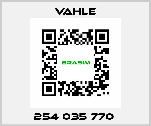 254 035 770  Vahle