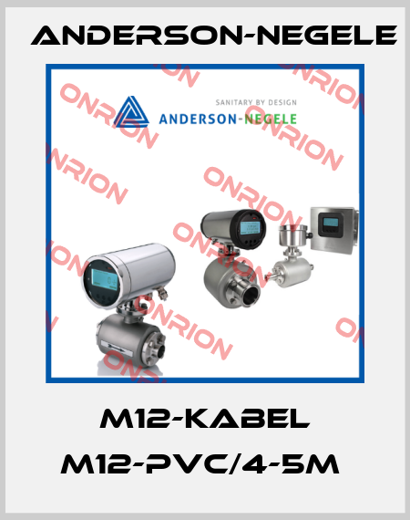 M12-Kabel M12-PVC/4-5m  Anderson-Negele