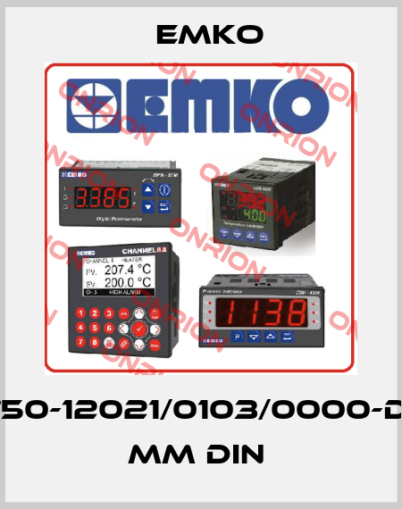 ESM-7750-12021/0103/0000-D:72x72 mm DIN  EMKO
