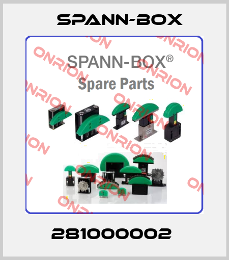 281000002  SPANN-BOX