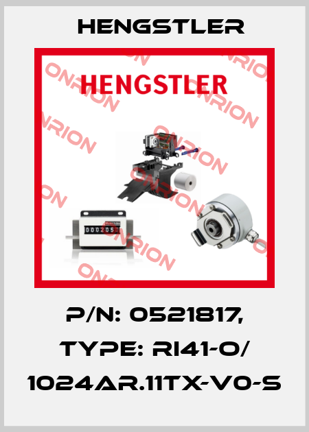 p/n: 0521817, Type: RI41-O/ 1024AR.11TX-V0-S Hengstler