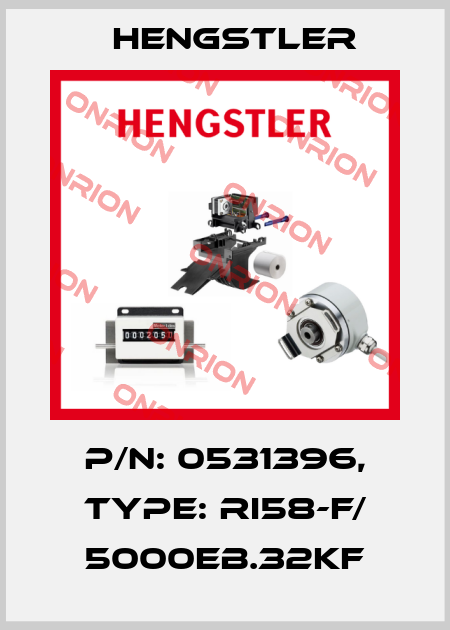 p/n: 0531396, Type: RI58-F/ 5000EB.32KF Hengstler